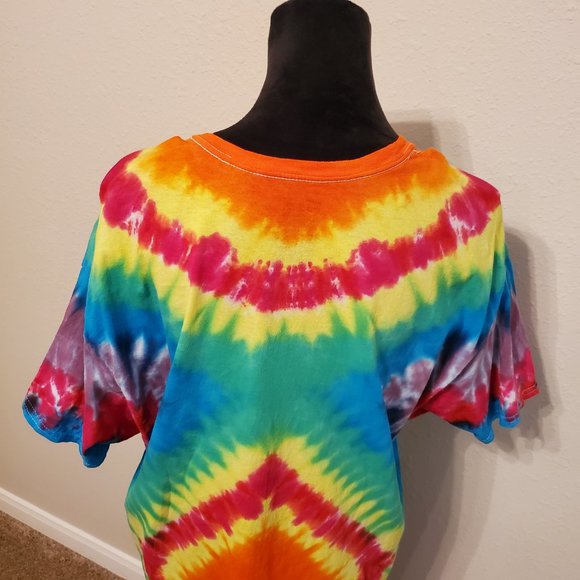 Hanes Boho Bohemia Tie Dye T-shirt 100% cotton Size XL. - Picture 9 of 11